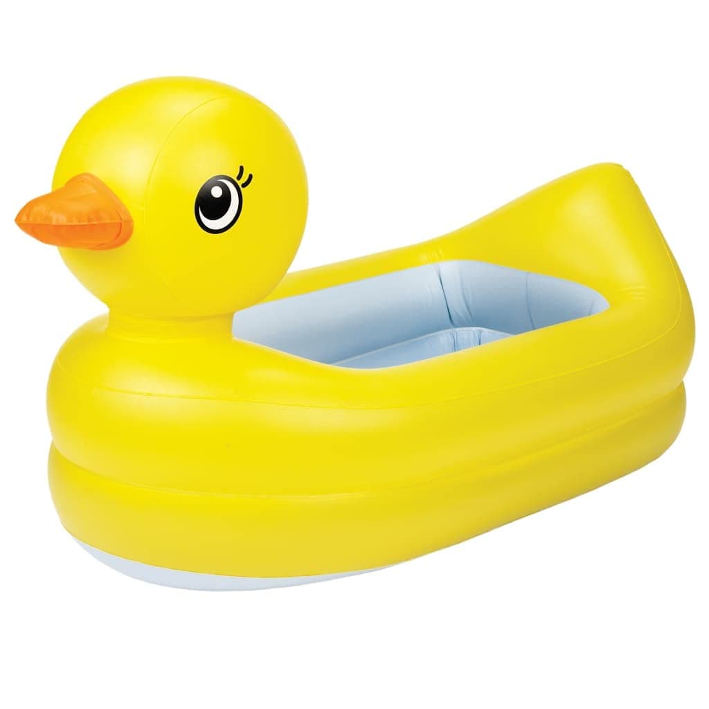 Munchkin White Hot Duck Tub, heat sensing, helps to maintain warm bath water temperature, ducky changes color when too hot, infant/baby/toddler/kids,6 months to 24 Months.