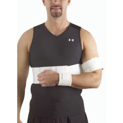 Corflex Elastic Shoulder Immobilizer- Shoulder Surgery Sling-S - White