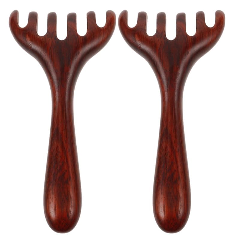 GALPADA 2PCS Portable Scalp Massager Gua Tool for Easy Self Care for Back Massage Hair Relaxation