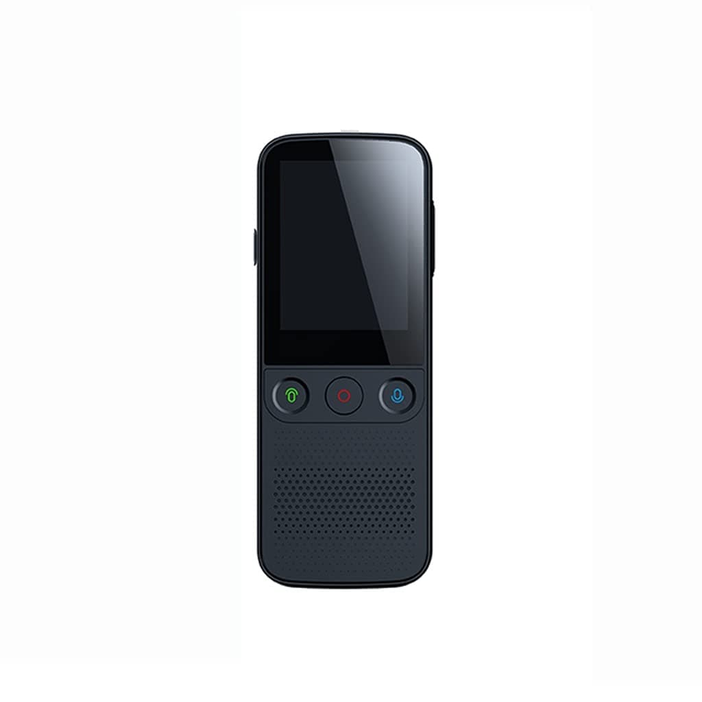 Jiulnn Smart Voice Translator 137 Multi Languages in Real Time Online Instant Off Line Translation AI Learning Conversion T10 PRO (Color : Black)