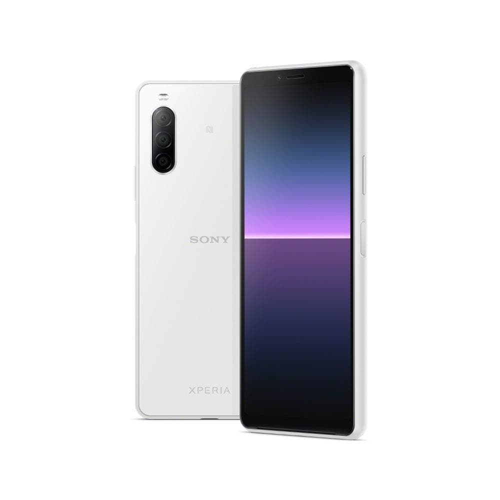 Sony Xperia 10 II Android Smartphone - 6.0 Inch 21:9 Wide FHD+ OLED display - Triple lens camera - 4GB RAM - 128GB Storage – Dual Sim - White