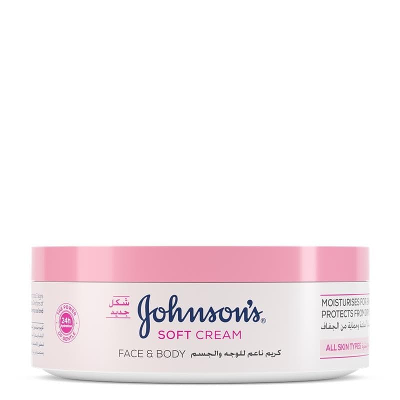 Johnson's Adult Body Cream 100ml – 24 Hour Moisture, Nourishing Formula for Soft, Smooth & Hydrated Skin, Keeps It Supple & Comfortably Moist
