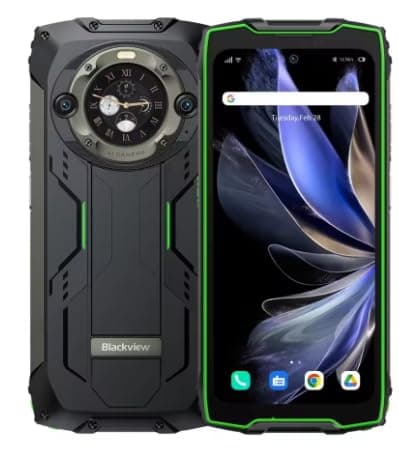 BV9300 Pro Rugged Phone 16G+256GB 15080mAh 6.7'' Display Android 13 MediaTek Helio G99 33W NFC 4G Smartphone(Green)