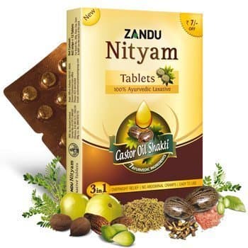 Zandu "Nityam Tablet 12 Tablets 10 Pack