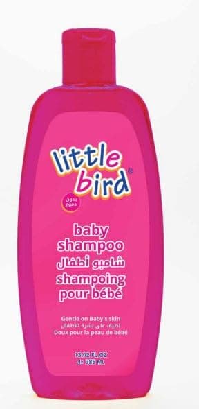 Little Bird Baby Shampoo for Girls – Gentle Tear-Free Formula, Softens Hair & Scalp – 385ml - (BY Al Emlaq)