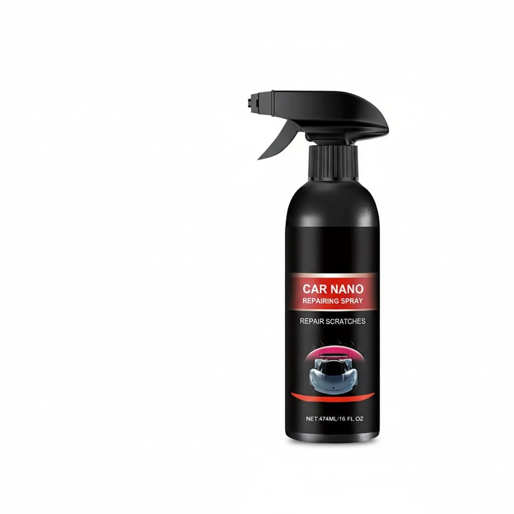 Car Quick-Acting Coating Agent Spray Set, Car Coating Spray Kit with Sponge & Towel, New Quick Effective Coating Spray, Car Scratch Wax Polish Spray, Waterless Wash (1 Pcs, 474ml)
