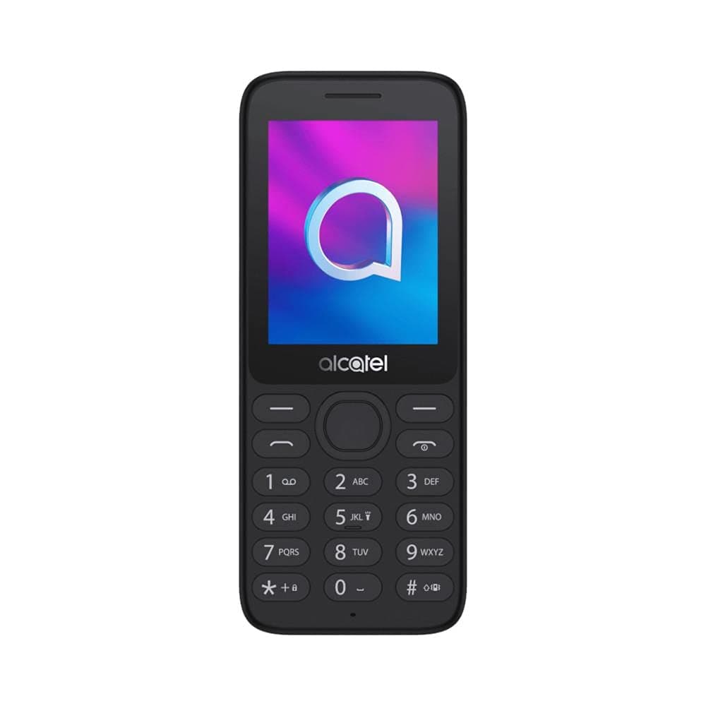 Alcatel 3080G Single-SIM 128MB ROM + 64MB RAM (GSM Only | No CDMA) Factory Unlocked 3G/LTE Cell Phone (Volcano Black) - International Version