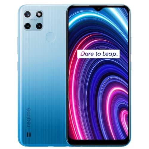 Realme C25Y Dual-SIM 64GB ROM + 4GB RAM (GSM only | No CDMA) Factory Unlocked 4G/LTE Smartphone (Glacier Blue) - International Version
