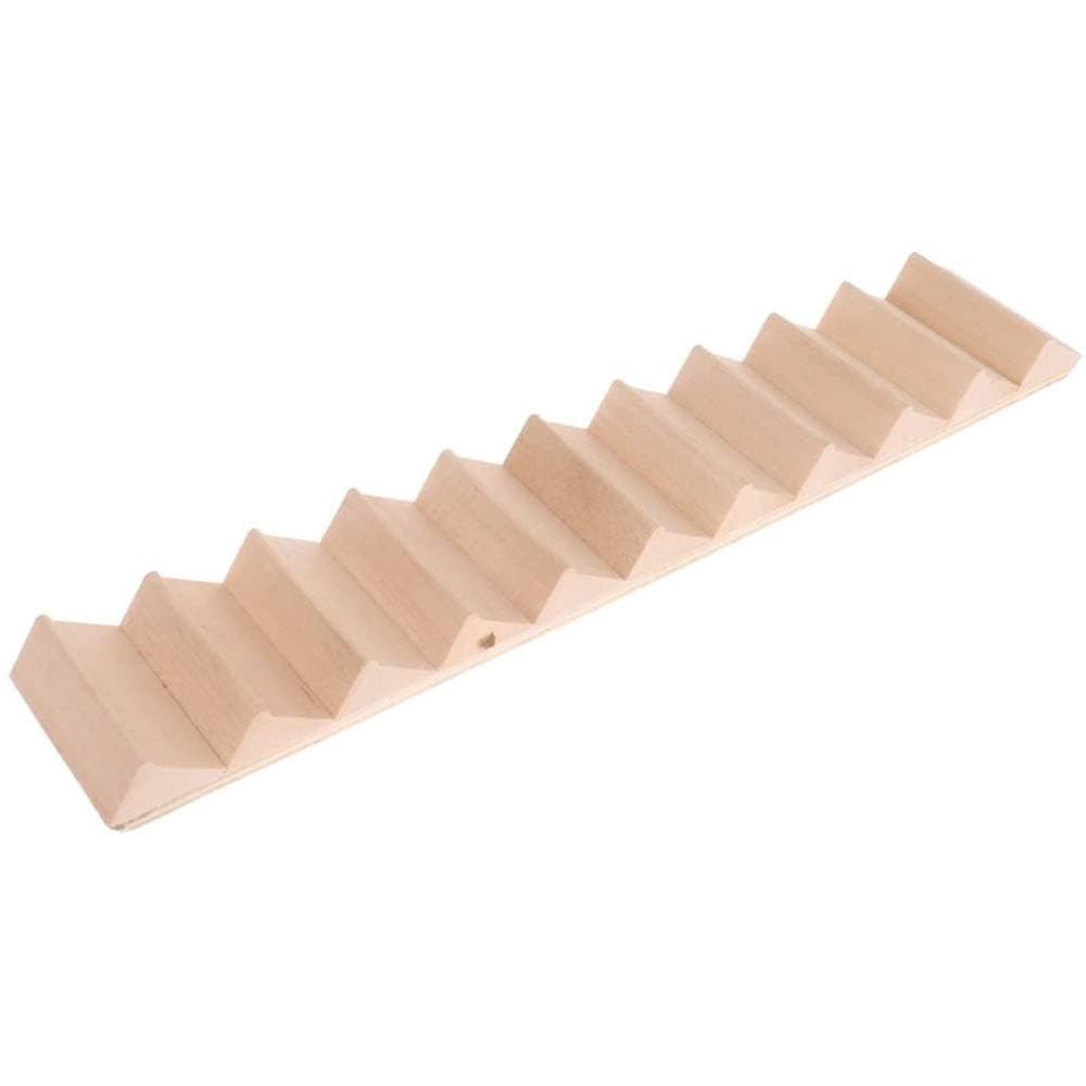 WANGCL 1/12 Scale Wooden 11-Steps Stair Staircase DIY Accessories for Dolls House