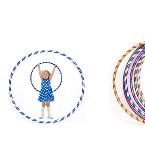 Plastic Glitter Fitness Exercise Rings Toy for Kids Plastic Hula Rings for Exercise Exercise Playing Weight Loss