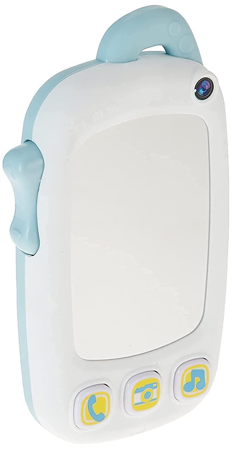 Winfun My First Baby Selfie Phone Toy with Light-Up Mirror, Fun Sound Effects & Cheerful Tunes, Pretend Play Toy for Babies 6 Months+