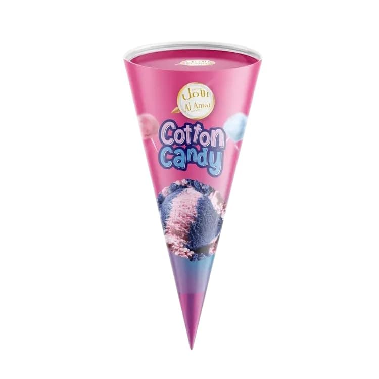 Alamal Cotton Candy Ice Cream Cone 120 ml