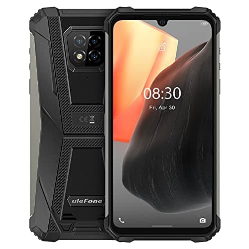 Ulefone Armor 8 Pro Rugged Phone, 8GB+128GB Triple Back Cameras, Waterproof Dustproof Shockproof, Face ID & Fingerprint Identification, 5580mAh Battery, 6.1 inch Android 11, 4G, OTG, NFC (Black)
