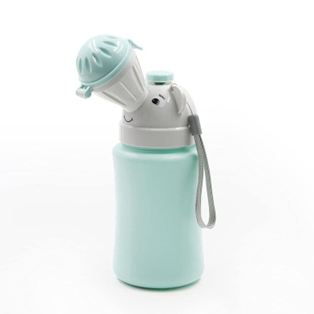 Portable Baby Hygiene Toilet Urinal Boys Girls Pot Outdoor Car Travel Anti-Leakage Potty Kids Convenient Toilet Training Potty (Blue Boy)