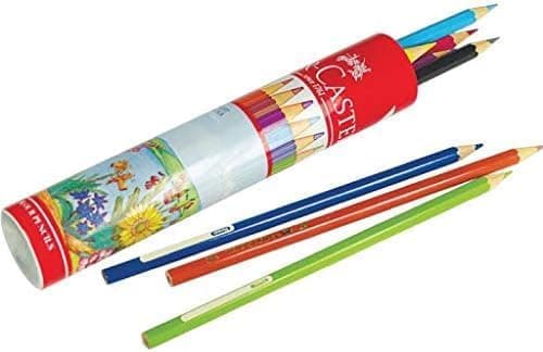 Faber-Castell Classic 12-Colors Coloured Pencil in Tin Case