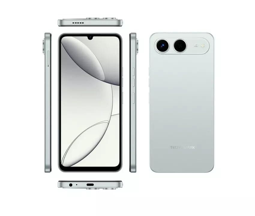 Techno Spark 128GB 5G RAM 4+4 Battery 6000mAh Waterproof and Dustproof Main Camera 50MP Sky Blue