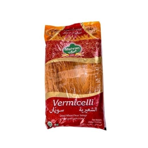 Mehran Vermicelli, 200 g | Thin Vermicelli for Sweet & Savory Dishes | Halal Certified