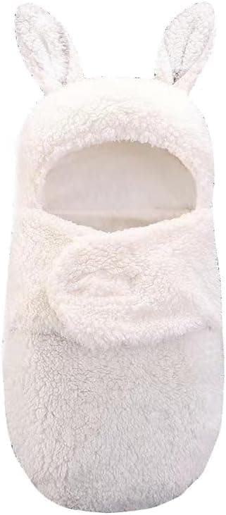 Joyzzz Newborn Swaddle Blanket, Soft Plush Adjustable Baby Wrap with Secure Fastening, Perfect Swaddle Wrap Newborn for 0-6 Months, Cozy Receiving Blanket for Boys and Girls