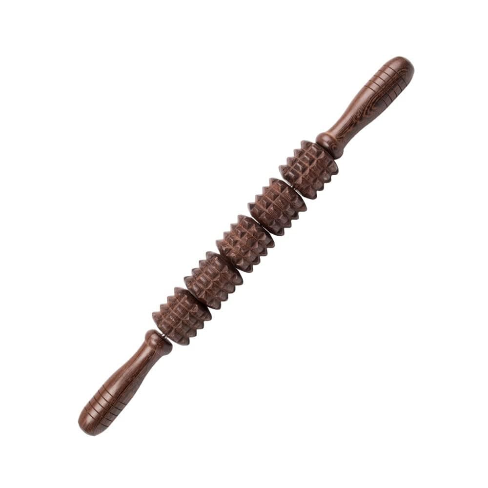 Wooden Cellulite Massager Roller, AZONEE Body Sculpting Wood Therapy Tools, Handheld Stick for Muscle Relaxation, Trigger Points Release, Lymphatic Massage, Deep Tissue Relief