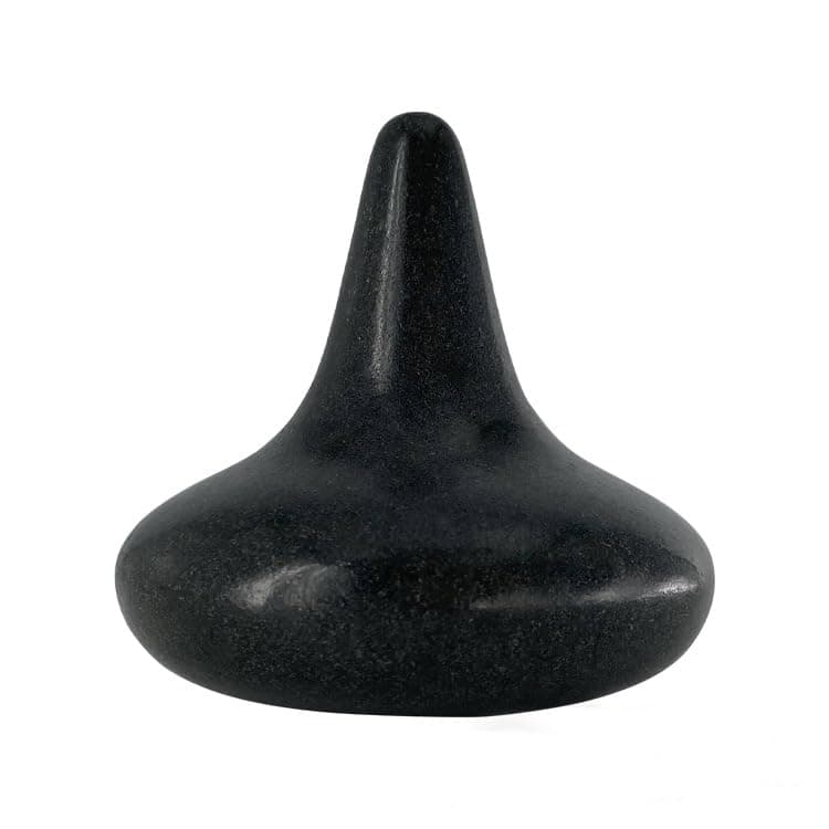 Master Massage Therapeutic Basalt Hot Stones,Nail Shape, Deep Tissue Relaxation,Reflexology, Trigger Point,Acupressure Tool,1 Piece
