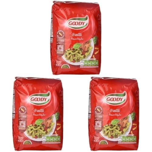 Goody -Pasta Fusilli(No.36)-450GM (Pack of 3)
