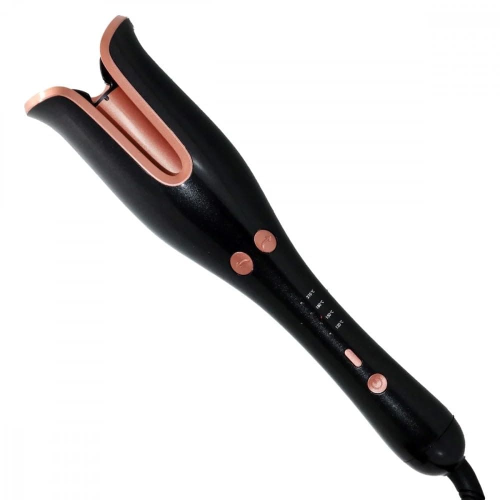 JOY Automatic Ceramic Hair Curler for Women, Luxury Rotating Curling Iron with Temperature Control for Salon-Style Curls, FDJ-13503