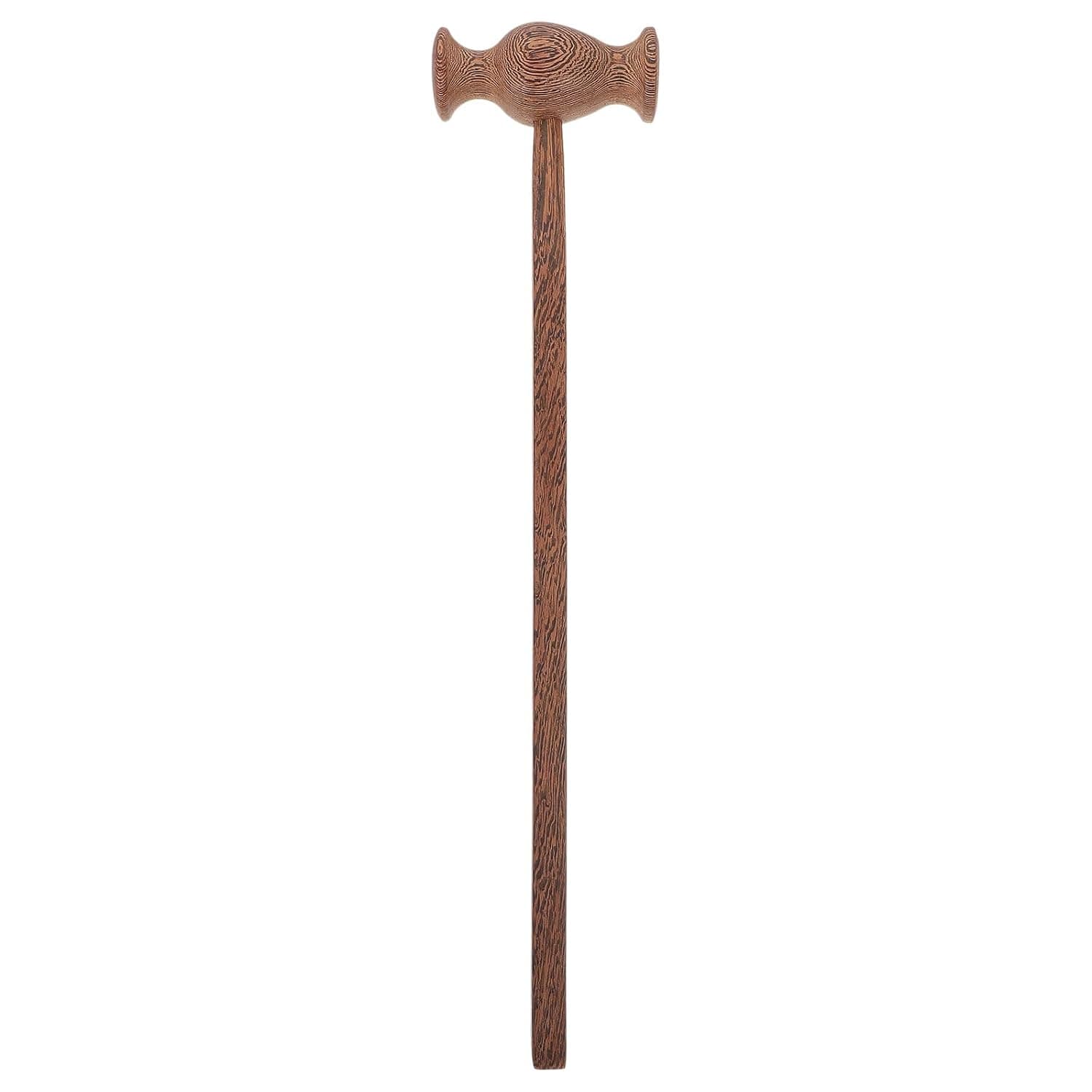 Handheld Wooden Massage Hammer for Home Use Muscle Relaxation and Portable Full Body Massage Stick for Back Neck Shoulders Feet and Legs