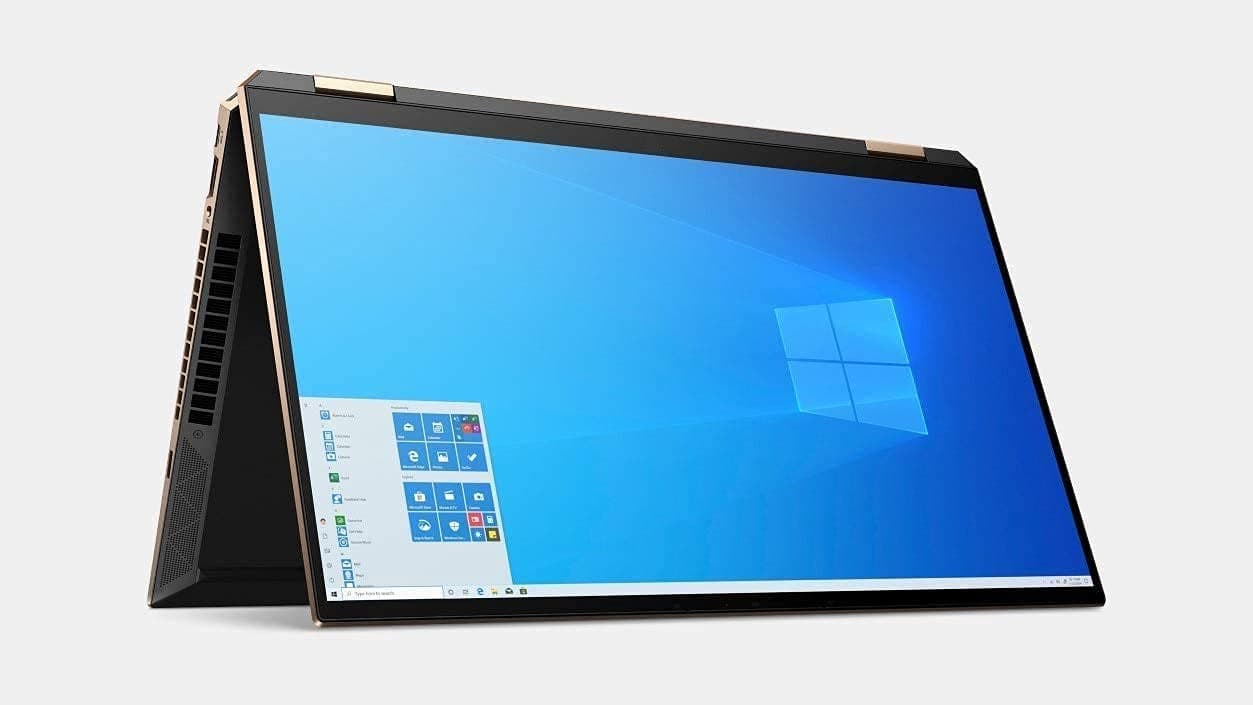 Latest_HP_Spectre x360 2-in-1 15.6" 4K UHD Touch Laptop, Intel Core i7-10750H, 16GB RAM, 512GB SSD, NVIDIA_MX330, HDMI, Thounderbolt, Fingerprint, Webcam Kill Switch, Win 10, 1-Month BDQPOWER Support
