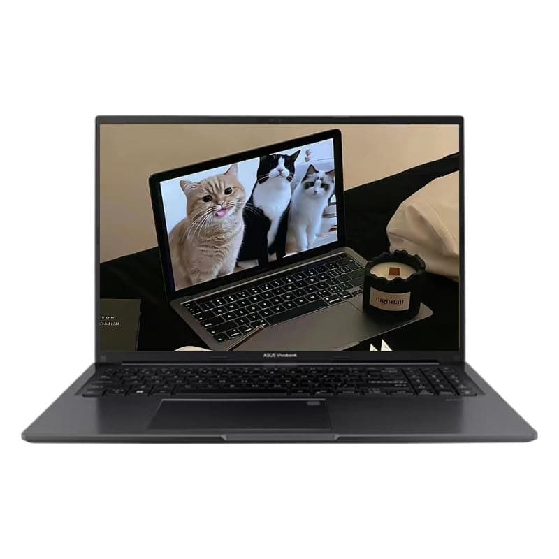 ASUS Vivobook 16" WUXGA IPS Notebook, Intel i7-1355U, Deca-Core, 16GB RAM, 1TB SSD, Backlight Keyboard, Indie Black, Intel Iris Xe Graphics, TWE Mouse Pad