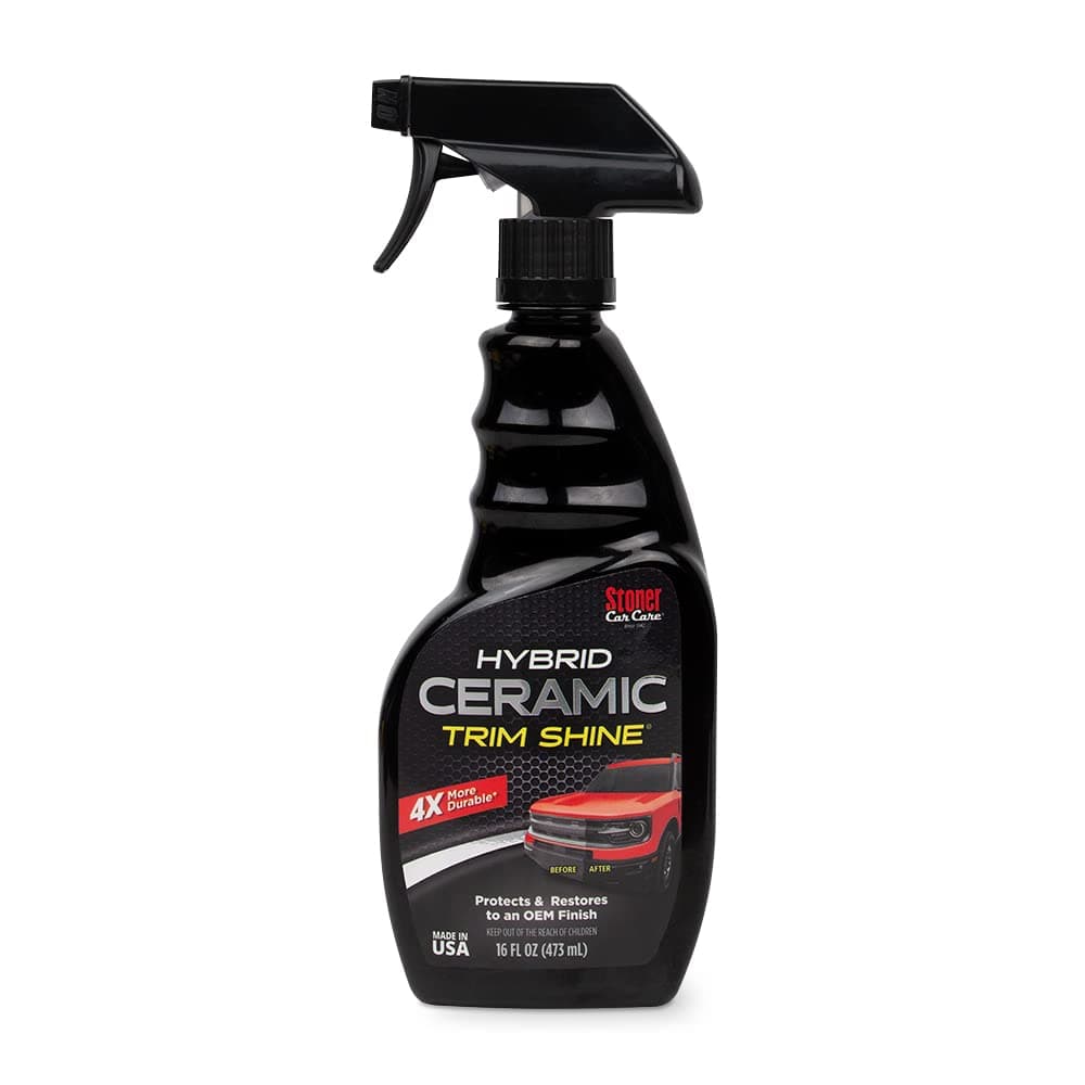 Stoner Car Care 92333 16-Ounce Hybrid Ceramic Trim Shine Protectant and Restorer of Plastic and Vinyl for Interior and Exterior Trim Automotive Tonneau Covers Water Based, Pack of 1