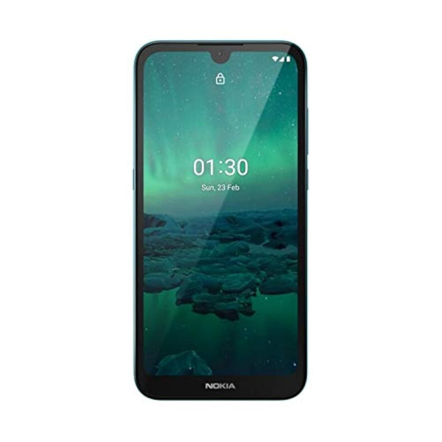 NOKIA 1.3 Android Smartphone, 1GB RAM, 16 GB Memory, 5.71" HD+, AI Imaging, 3000 mAh battery - Cyan