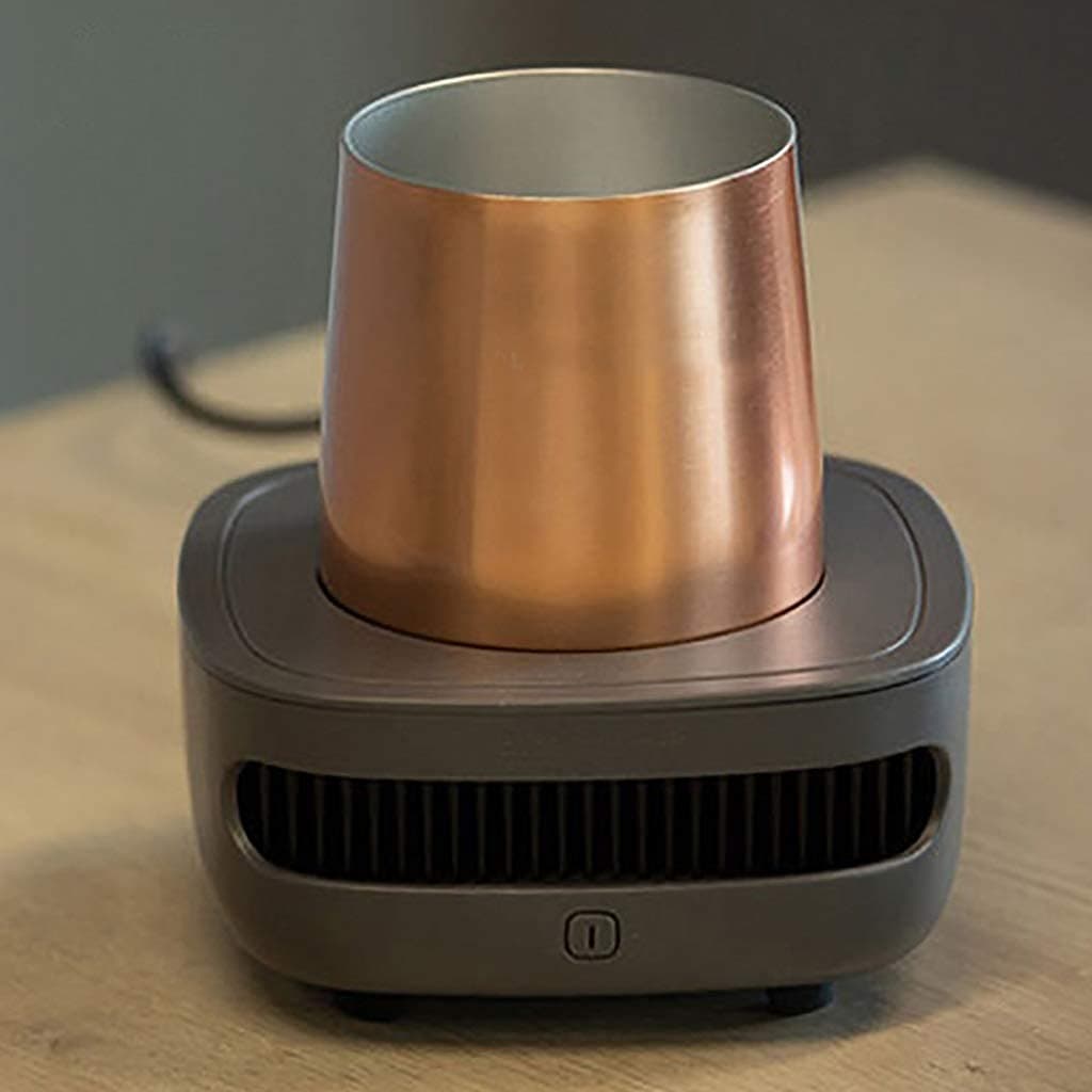Cool and Warm Cup Portable, Coffee Warmer,Fast Cooling 0 Degrees and Heating Boile'd Water 55 Degrees, Hot Milk Artifact Ice Coffee Constant Temperature, Smart Office Home LATT-LIV