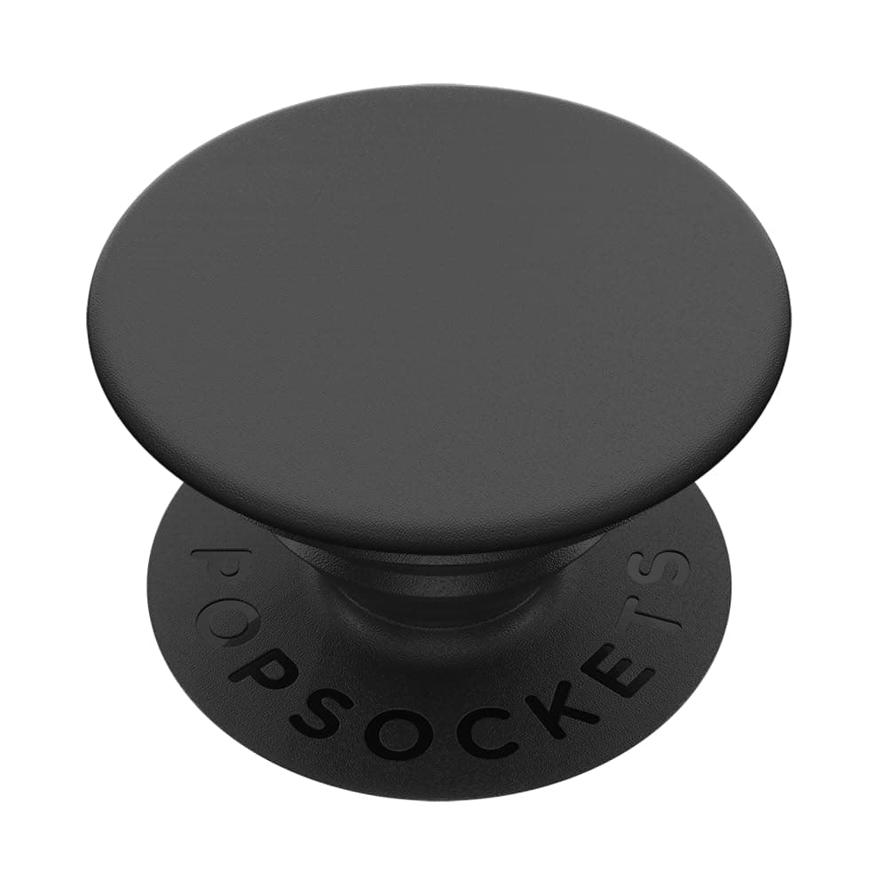 Popsockets: Popgrip With Swappable Top For Phones & Tablets - Black