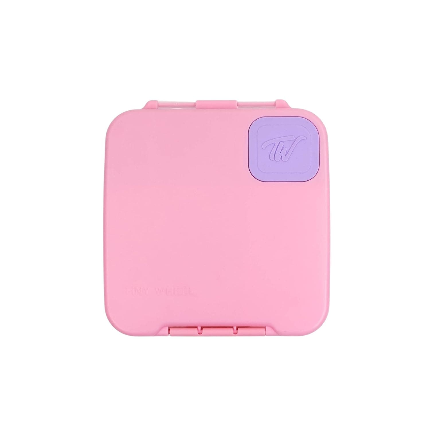 Tiny Wheel Meal Magic Kids Pink Lunch Box, Multi-Compartment Food Container with Adjustable Removable Divider, Gel Ice Pack & Silicone Seal for Whole Fruit, Leak-Proof & BPA-Free for School
