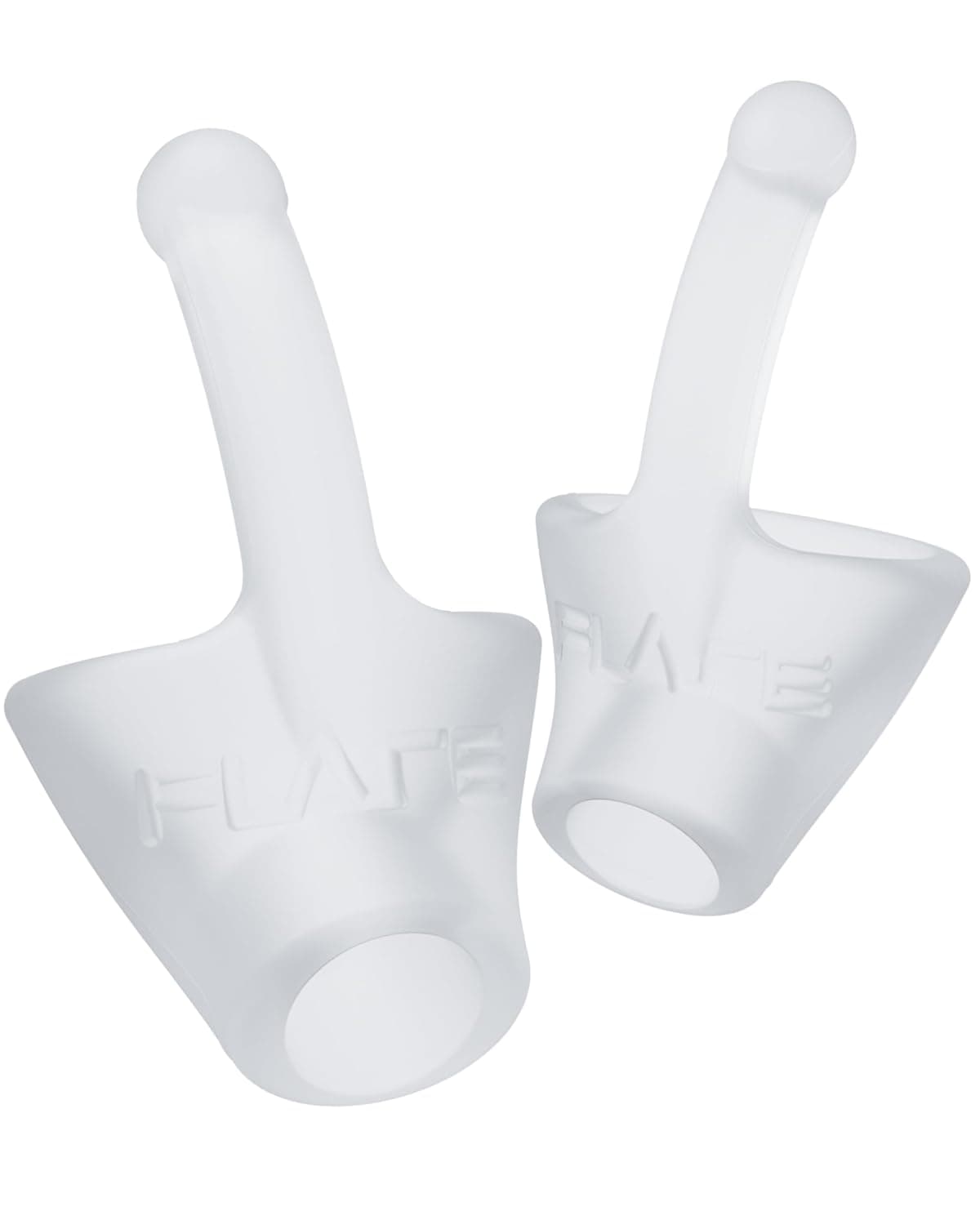 Flare Calmer Kids – Ear Plugs Alternative – Reduce Annoying Noises Without Blocking Sound – Soft Reusable Silicone - Translucent