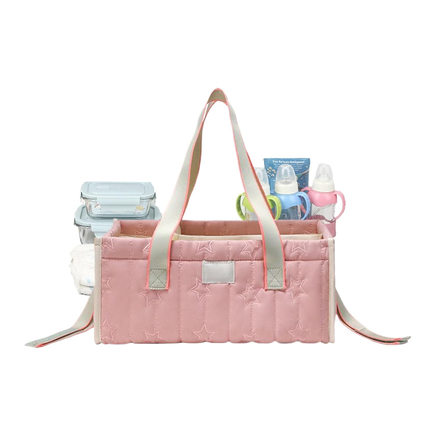 Diaper Bag Lightweight Large Capacity Tote | Diaper Box for Boy Girl Women Dad Mother Travel Nursery Hospital
