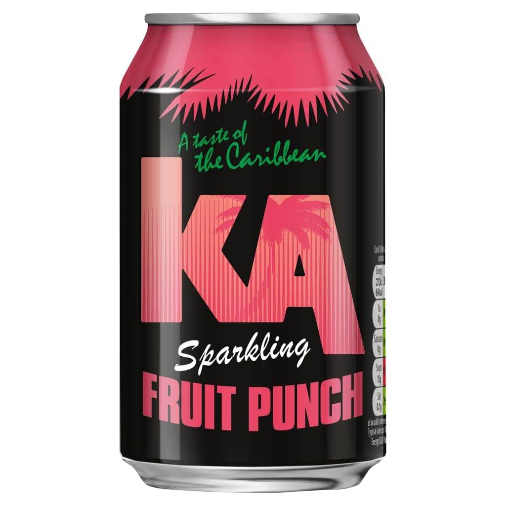 KA Fruit Punch Flavored Soft Drink 330 ml | B06XHKMT8K