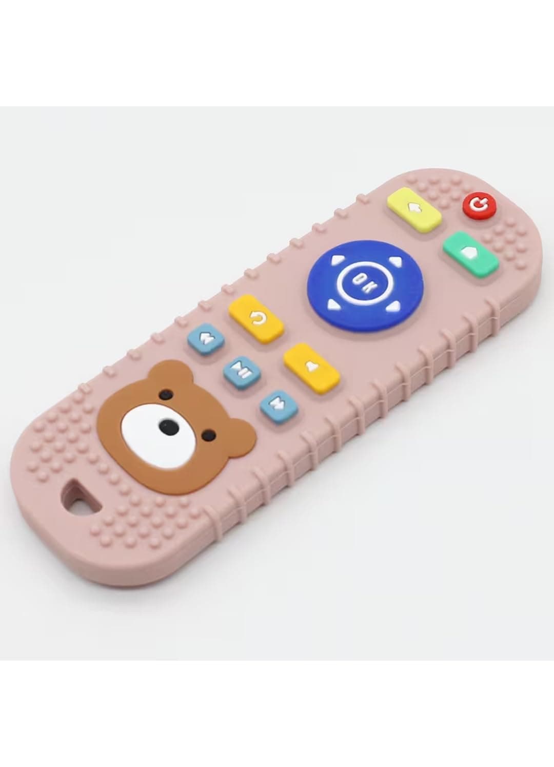 Remote Shape Silicone Teether (Pink)