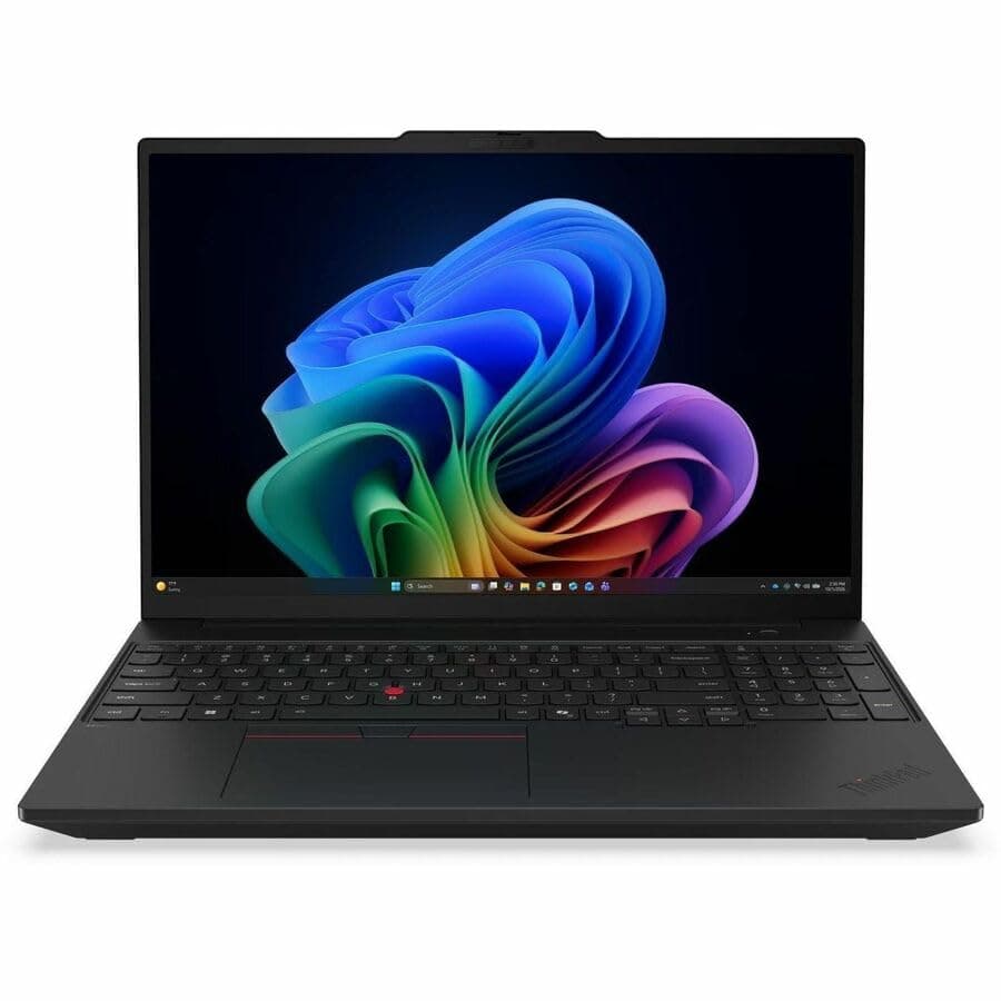 Lenovo ThinkPad T16 Gen 5 21WT0064US 16" Copilot+ PC Notebook - WUXGA - 60 Hz - Intel Core Ultra 7 Series 3 355-32 GB - 512 GB SSD - English Keyboard - Black
