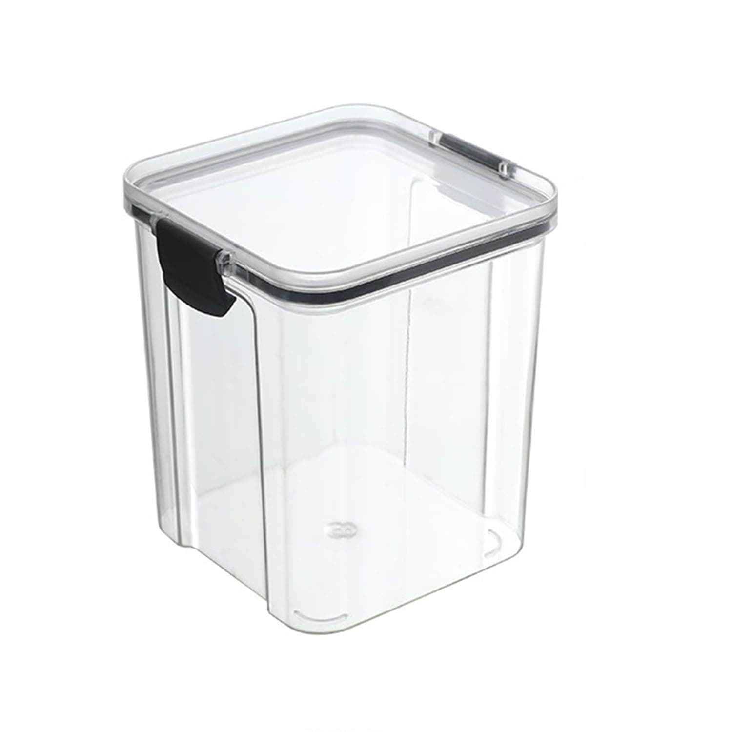 Airtight Food Storage Containers Set, Dry Food Plastic Canisters Storage Organization for Kitchen and Pantry, BPA Free Kitchen Canisters for Cereal, Rice, Plastic Grain Containers Storage Box (950ml)