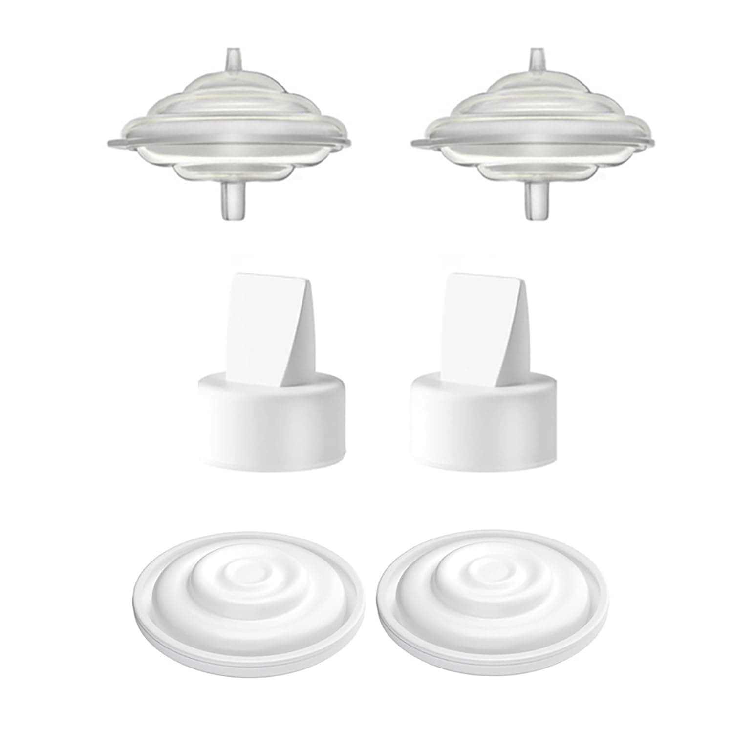 LinJie Spectra Replacement Pump Parts,2pcs Duckbill Valves and 2pcs Silicone Membrane Replacement and 2 Replace Backflow Protector