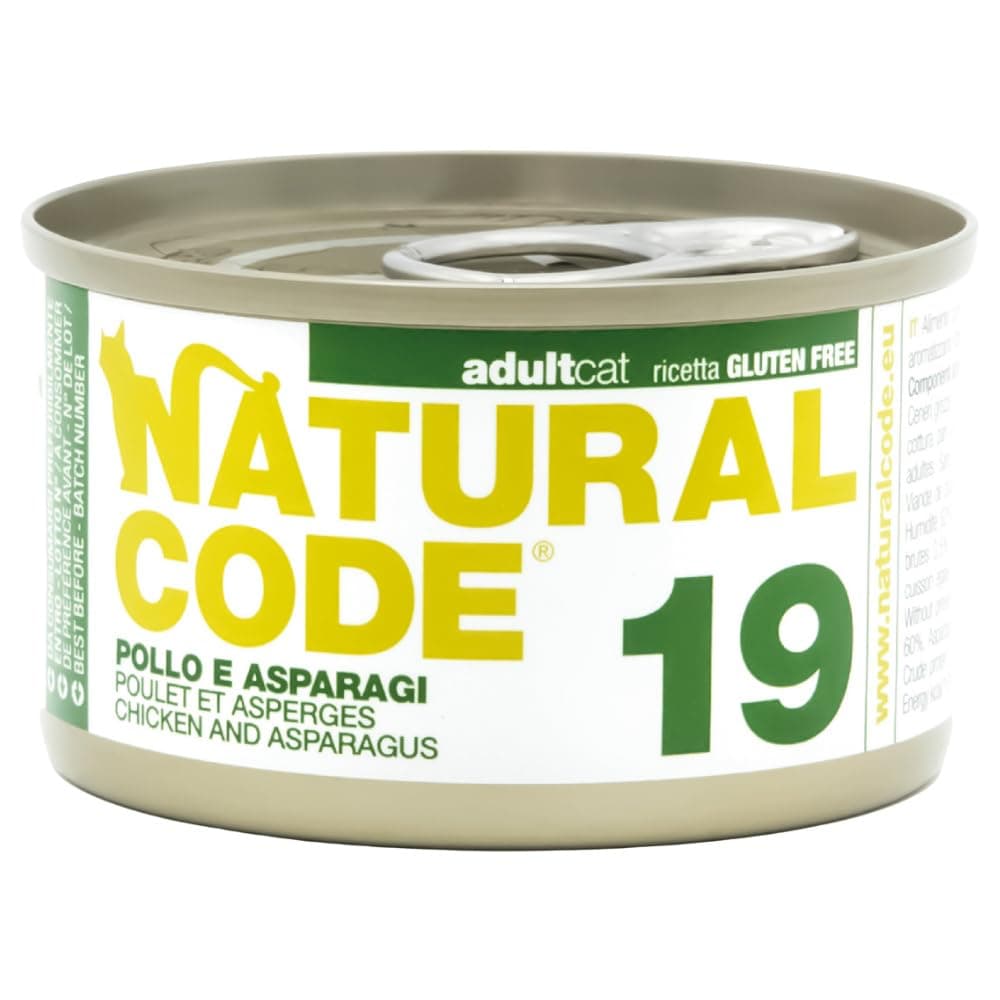 Natural Code Cat Wet Food Chicken & Asparagus 85g