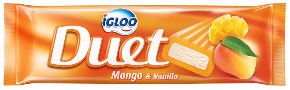 Igloo Duet Mango and Vanilla Ice-cream Bar 65 ml