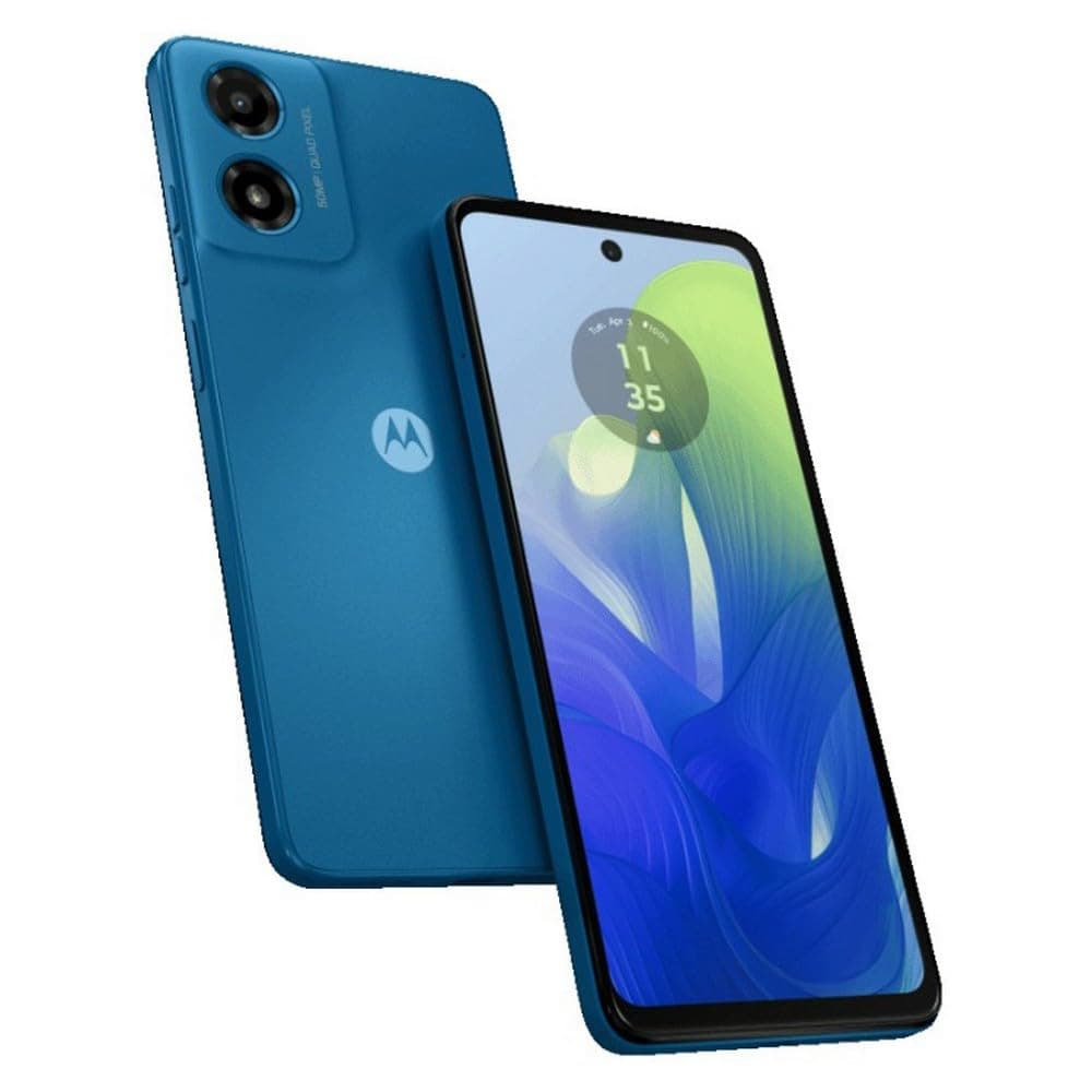 Motorola Moto G04s Dual-SIM 128GB ROM + 8GB RAM (GSM Only | No CDMA) Factory Unlocked 4G/LTE Smartphone (Satin Blue) - International Version