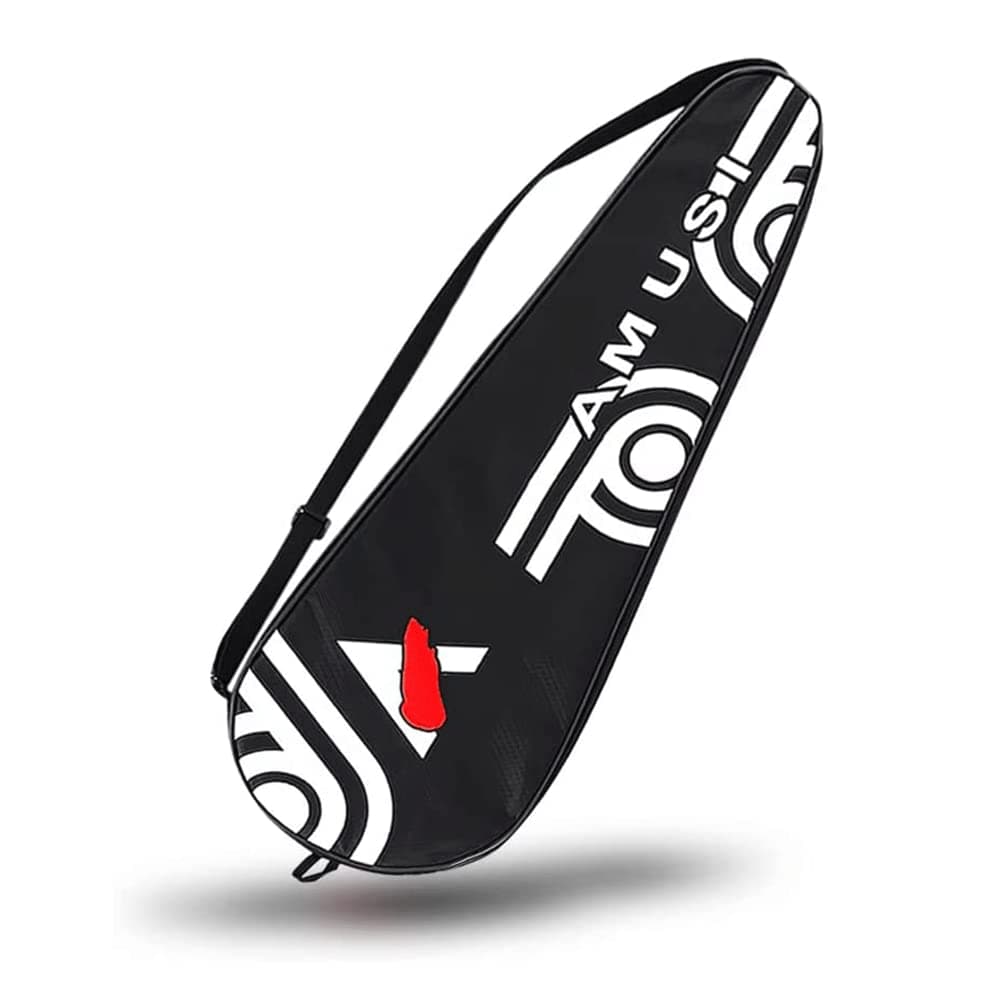 XGOPTS Badminton Racket Cover Bag Waterproof Single Shoulder Racket Cover Paddle Racket Carrying Case with Adjustable Shoulder Strap Multi-use Sport Equipment Shoulder Bag for Outdoor Sports