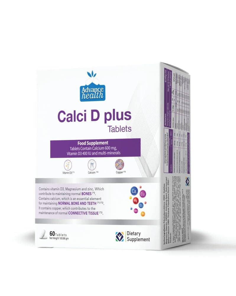 Advanced Health Calci D Plus, 60
