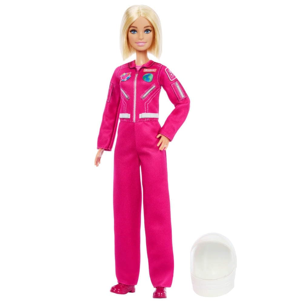 Barbie JKF77 Career Astronaut Fashion Doll with Removable Clothes such as a Pink Spacesuit and Shoes as well as a Helmet, Profession of the Year 2026 | Fashion Doll with Pink Spacesuit & Helmet Accessory, Ages 3+, JKF77