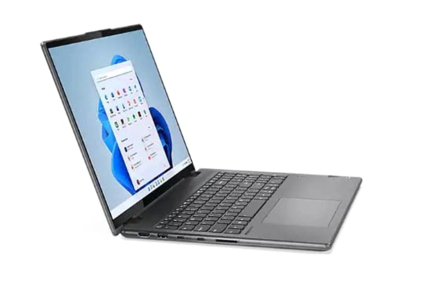 Lenovo 2022 Yoga 7i 2-in-1 16" 2.5K Touch Premium Laptop | Intel Core i5-1240P | Backlit Keyboard | Fingerprint | Windows 11 | Gray| 8GB RAM | 256GB SSD