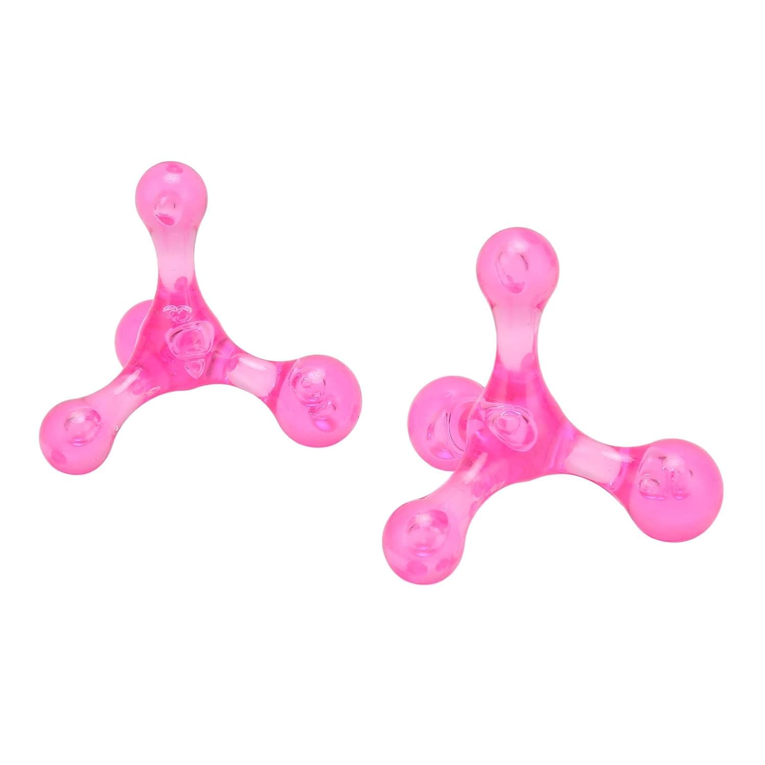 Mini Handheld Arch Massager Tool for Relaxation At Home and On-the-Go, 2pcs Pink Acupressure Massage Experience