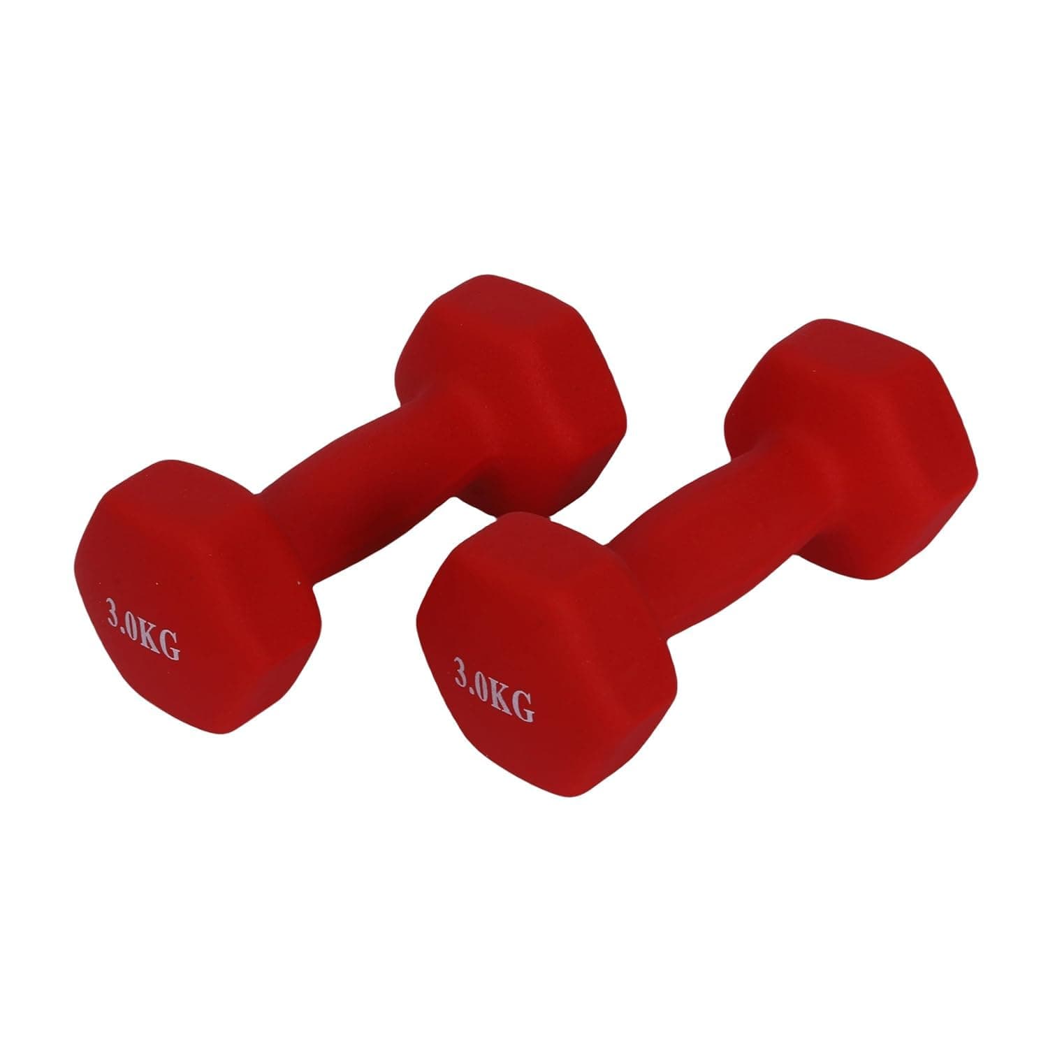 Endless Neoprene Coated Fixed Dumbbell for Gym Exercises | Material : Iron with Vinyl Coat | Weights for Women and Men